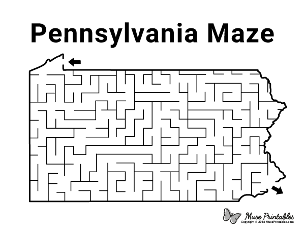 Pennsylvania Maze - easy