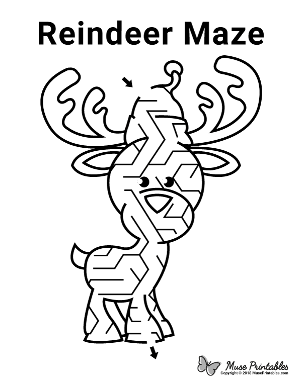 Reindeer Maze - easy