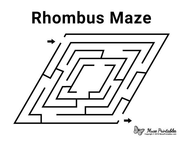 Rhombus Maze - easy