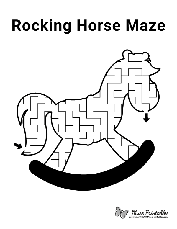 Rocking Horse Maze - easy