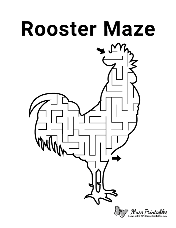 Rooster Maze - easy
