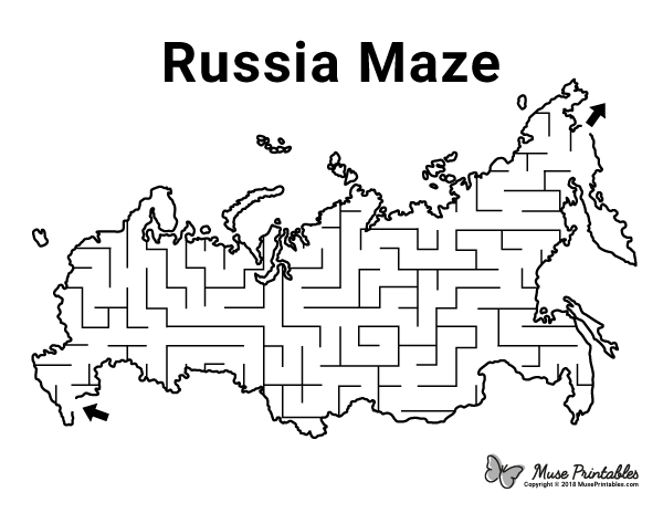 Russia Maze - easy