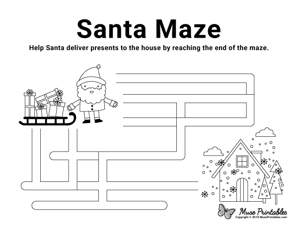 Santa Maze - easy