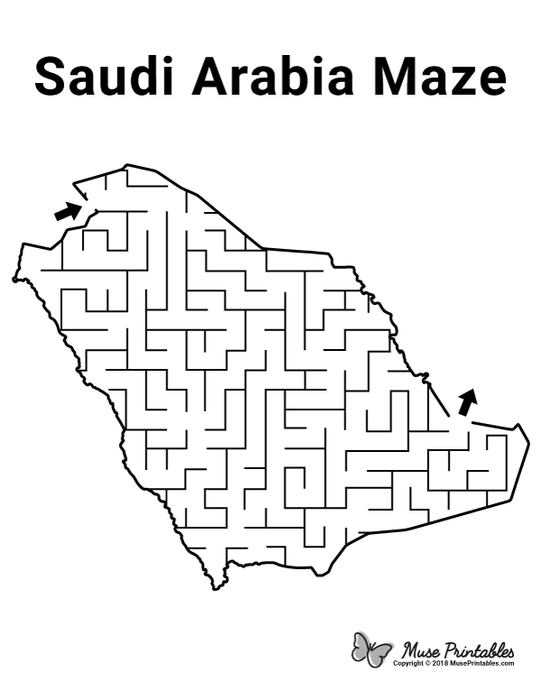 Saudi Arabia Maze - easy