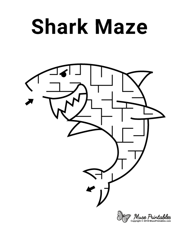 Shark Maze - easy