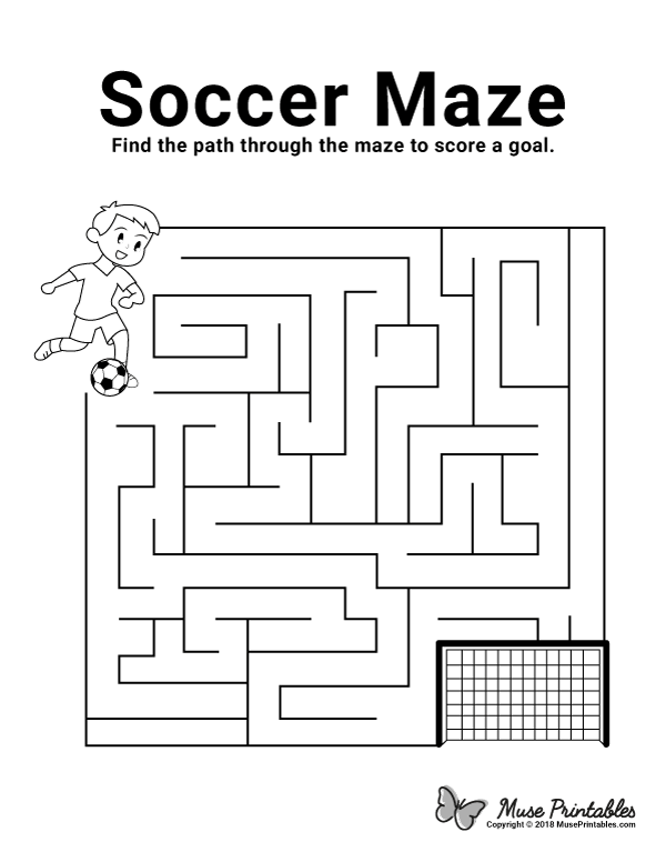 Soccer Maze - easy