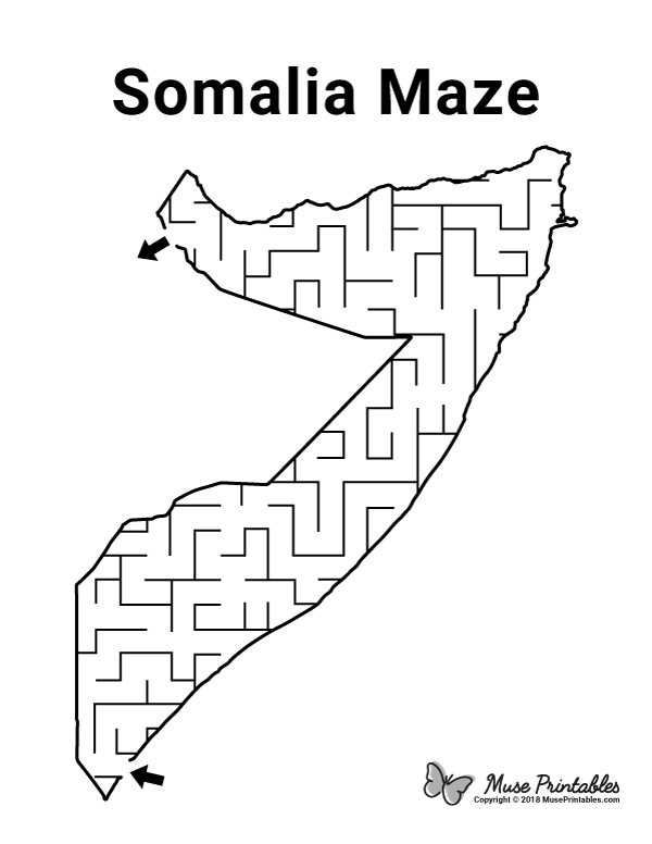 Somalia Maze - easy