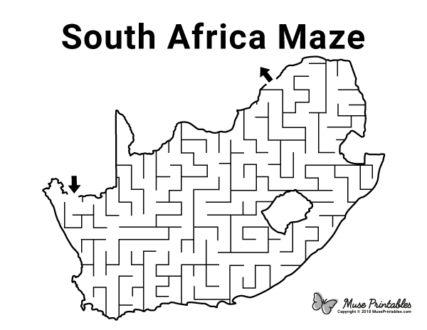 South Africa Maze - easy