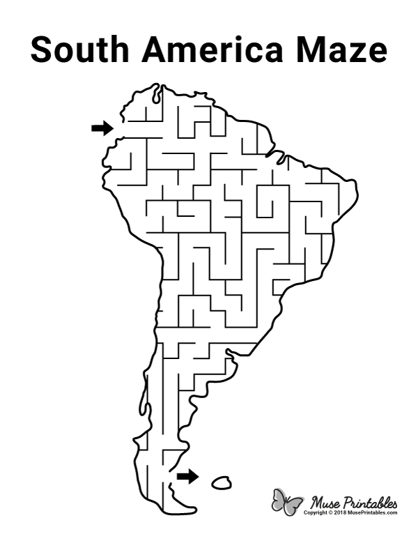 South America Maze - easy