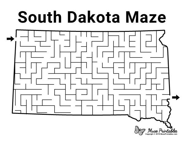 South Dakota Maze - easy