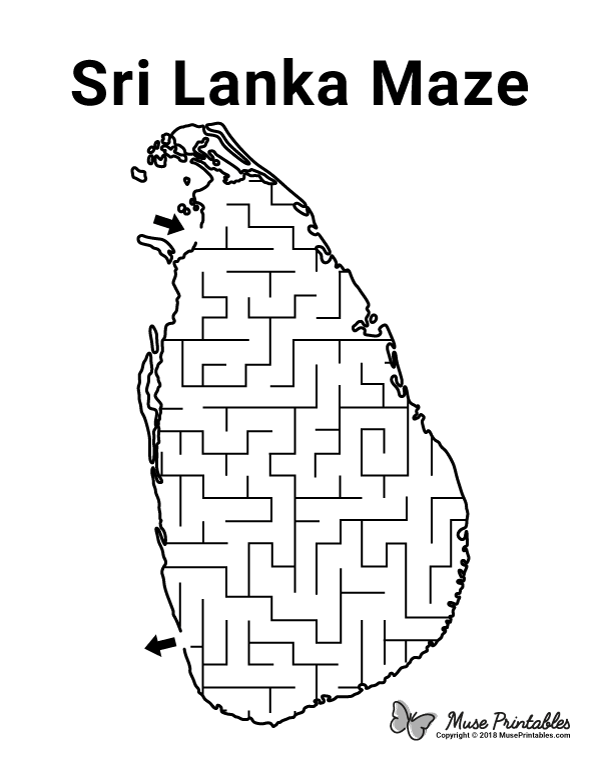 Sri Lanka Maze - easy