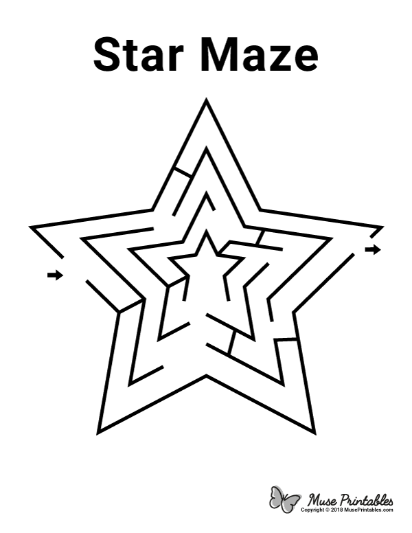 Star Maze - easy