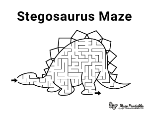 Stegosaurus Maze