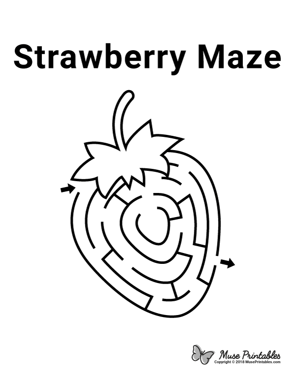 Strawberry Maze - easy