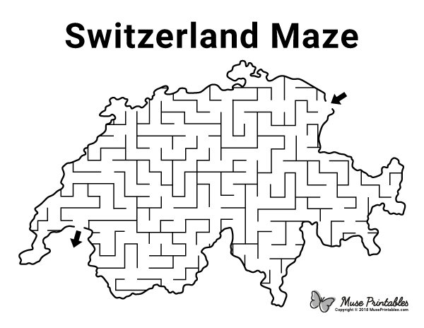 Switzerland Maze - easy