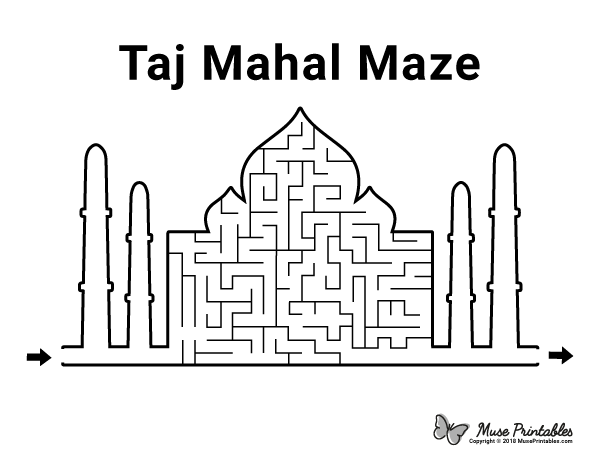 Taj Mahal Maze - easy