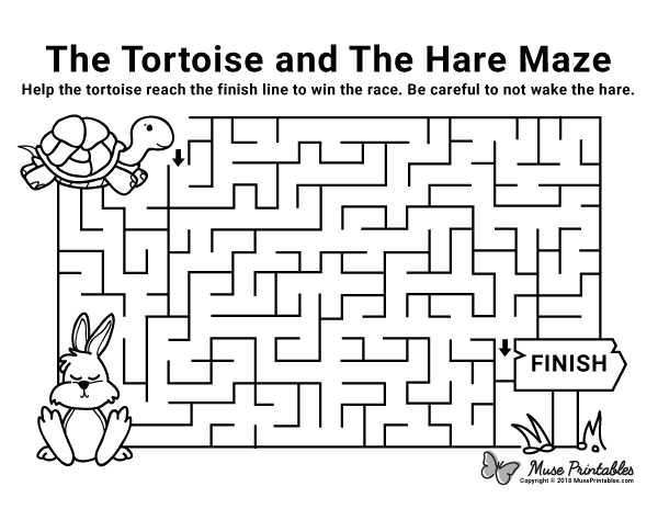 The Tortoise and the Hare Maze - easy