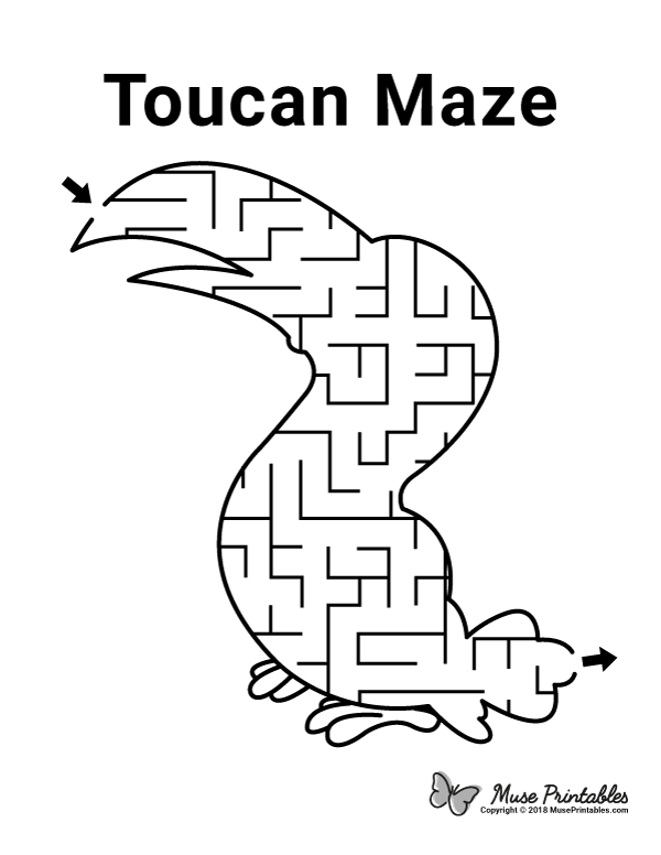 Toucan Maze - easy