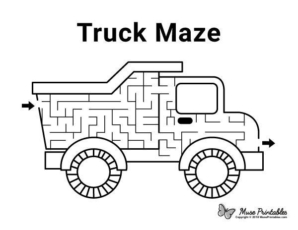 Truck Maze - easy
