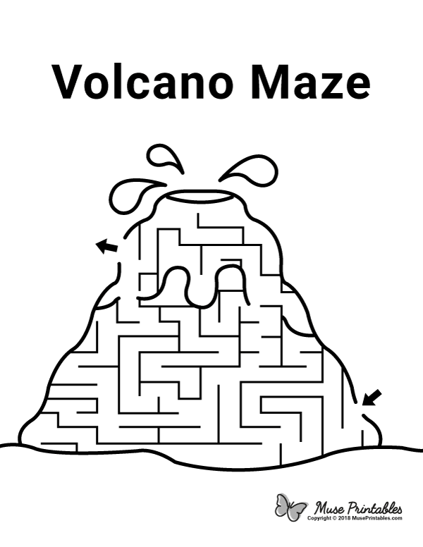 Volcano Maze - easy