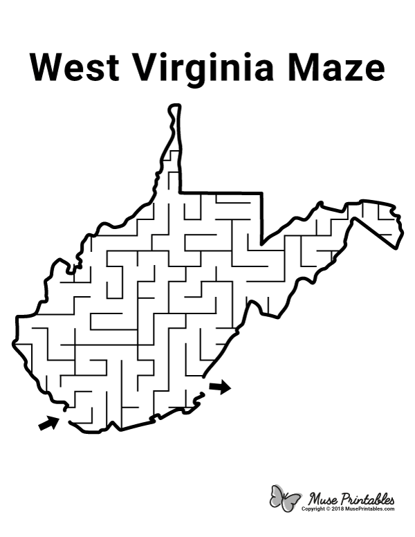 West Virginia Maze - easy