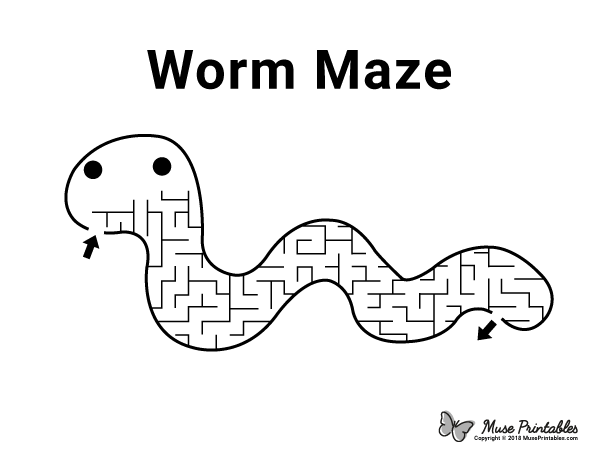 Worm Maze - easy