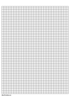 1/2 cm Black Graph Paper - A4