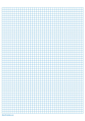 1/2 cm Blue Graph Paper - A4