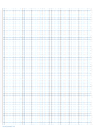 1/2 cm Light Blue Graph Paper - A4