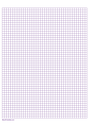 1/2 cm Purple Graph Paper - A4