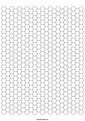 Printable 2 Inch Hexagon Template