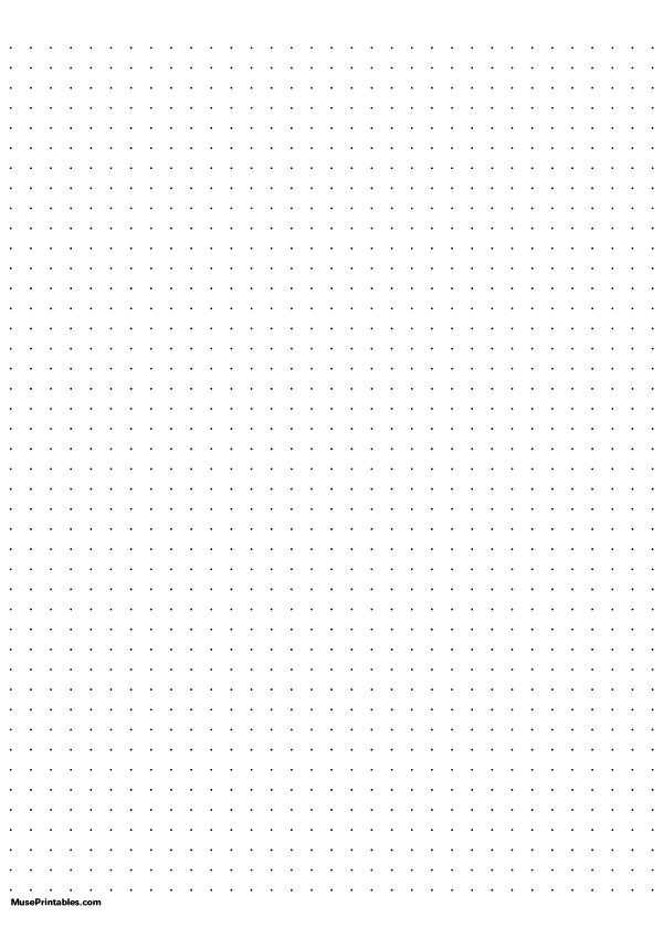 Printable 1 4 Inch Dot Grid Paper For Paper