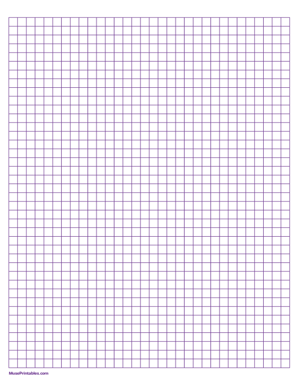 Perfectly Scaled And Precise Printable Graph Paper 1 5 Inch 5 Lines 