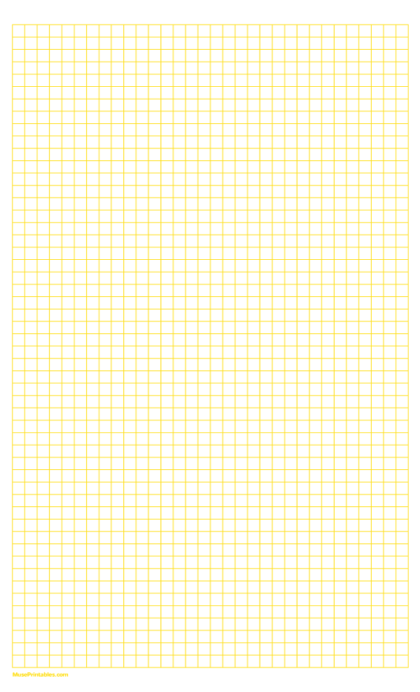 Printable 1 4 Inch Yellow Graph Paper For Legal Paper