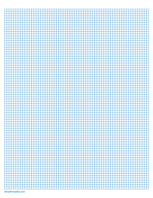 Printable 1 8 Inch Blue Graph Paper For Letter Paper