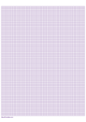 1/8 Inch Purple Graph Paper - A4