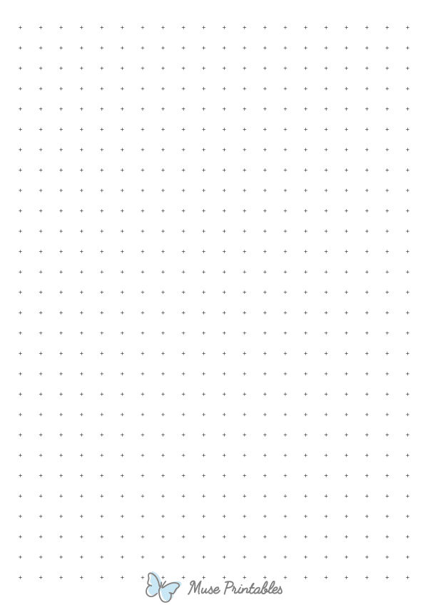 1 cm Black Cross Grid Paper : A4-sized paper (8.27 x 11.69)