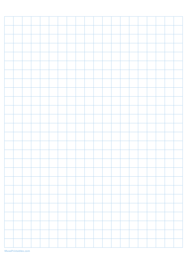 1 cm Light Blue Graph Paper: A4-sized paper (8.27 x 11.69)