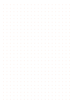 1 cm Orange Cross Grid Paper  - A4
