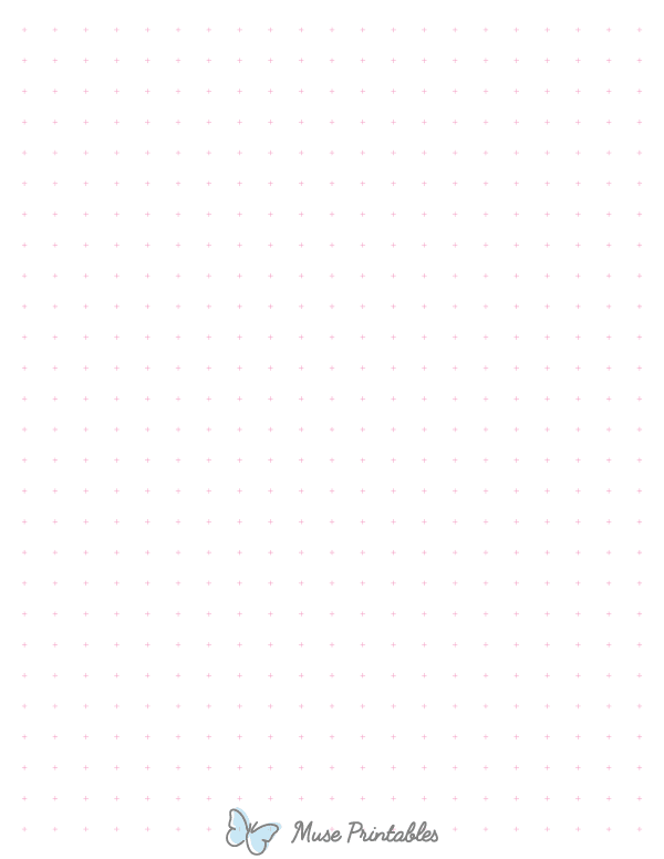 1 cm Pink Cross Grid Paper : Letter-sized paper (8.5 x 11)