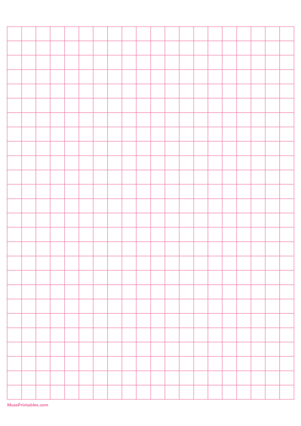 1 cm Pink Graph Paper: A4-sized paper (8.27 x 11.69)
