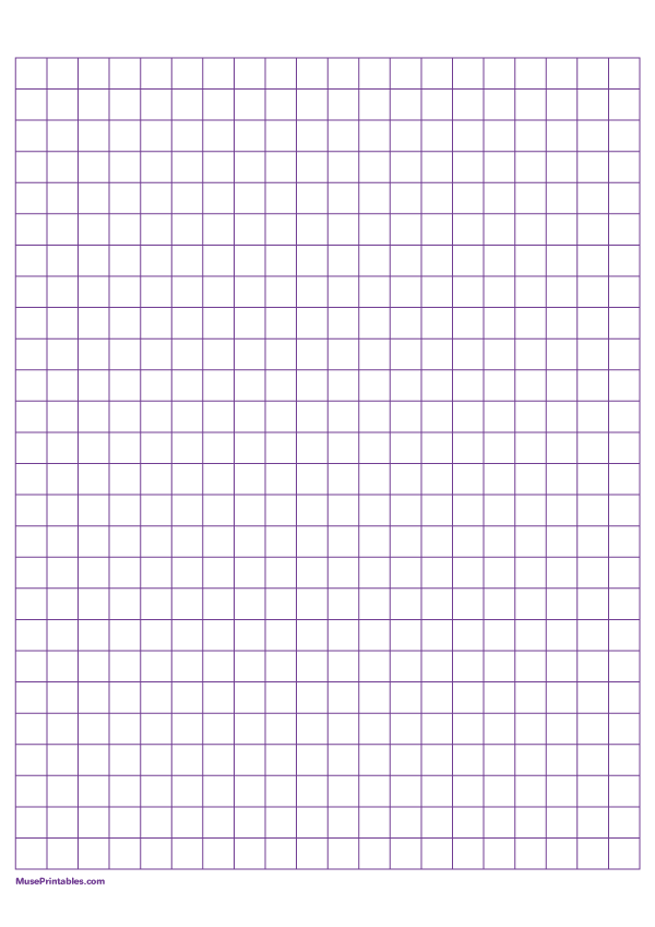 1 cm Purple Graph Paper: A4-sized paper (8.27 x 11.69)