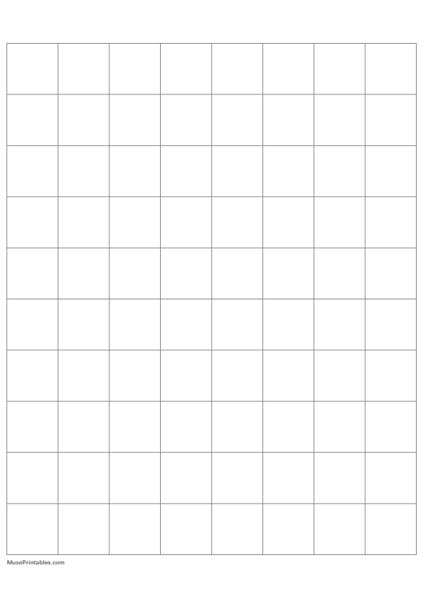 1 Inch Gray Graph Paper: A4-sized paper (8.27 x 11.69)