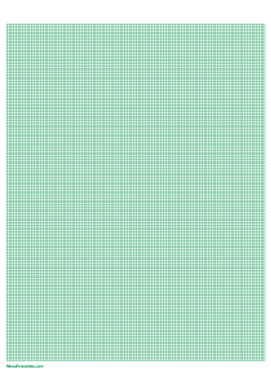 1 mm Green Graph Paper - A4