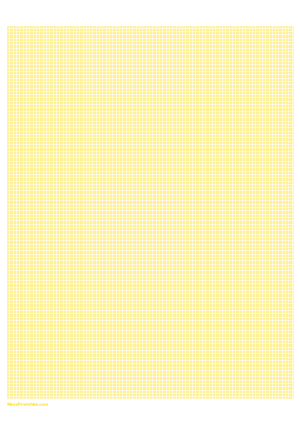 1 mm Yellow Graph Paper - A4