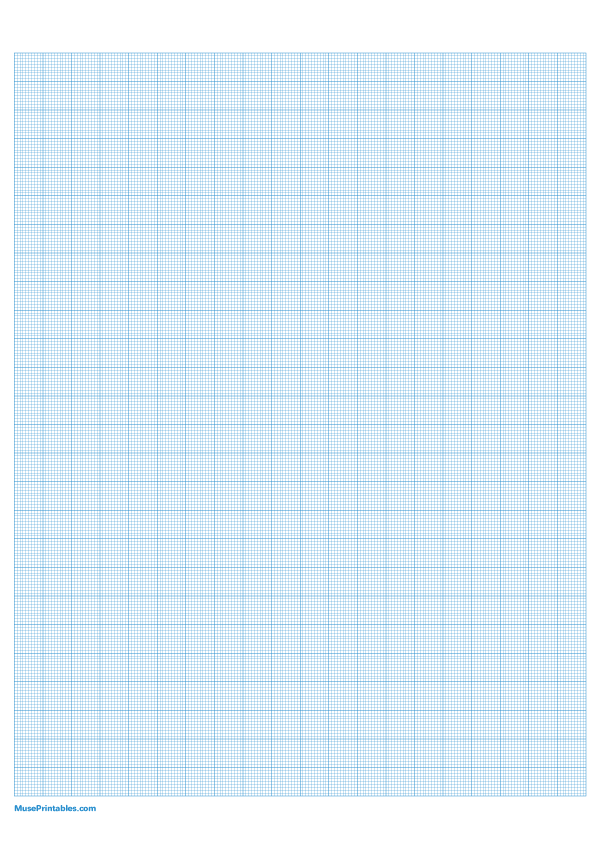 10 Squares Per Centimeter Blue Graph Paper : A4-sized paper (8.27 x 11.69)