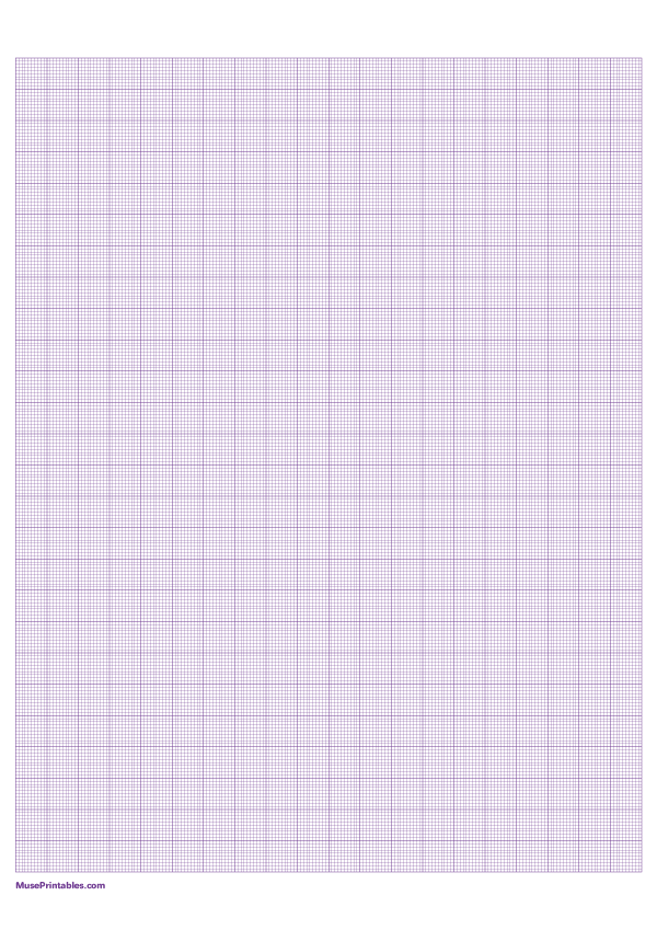 10 Squares Per Centimeter Purple Graph Paper : A4-sized paper (8.27 x 11.69)