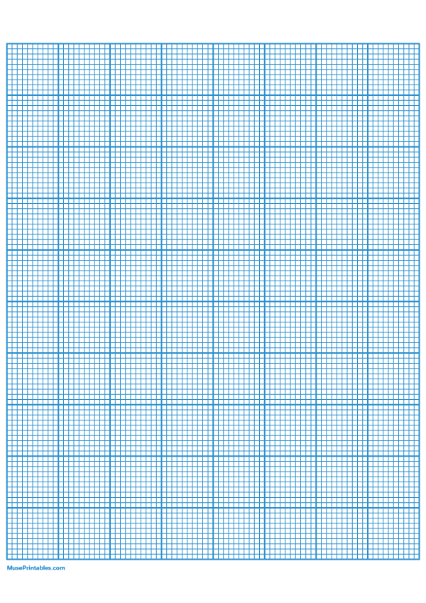 10 Squares Per Inch Blue Graph Paper : A4-sized paper (8.27 x 11.69)