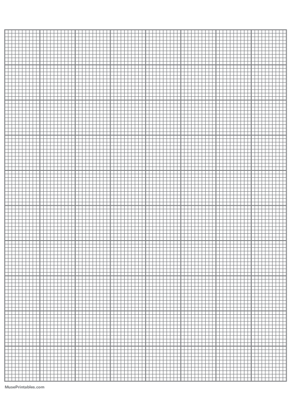 10 Squares Per Inch Gray Graph Paper : A4-sized paper (8.27 x 11.69)