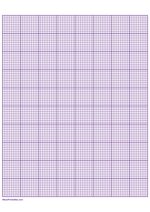 10 Squares Per Inch Purple Graph Paper : A4-sized paper (8.27 x 11.69)